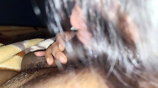 My penis Angelmona mouth at home