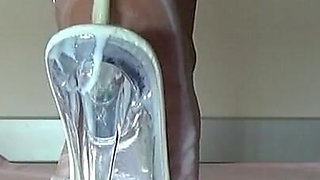 Shoes with My Beautiful Legs All in Yogurt