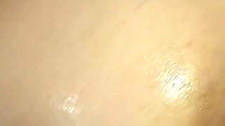My Husband Plays with His Hands, a Giant Dildo and a Ball in My Asshole