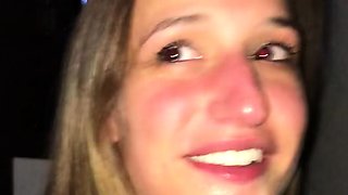 Amateur glory hole bj slut facialized and she loves it