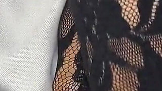 Lace Nylon French Pedicure