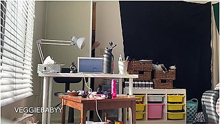 Spying On Me Cleaning My Room Naked - Full Video! Voyeur