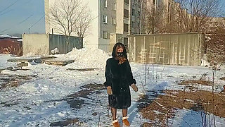 Winter has come! And that means it's time to walk in a fur coat!