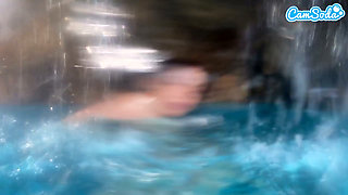 Underwater Pool Sex Slimthick Ebony Gets Pounded by Massive BBC