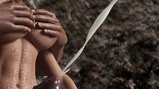 Waterfall Anal for Verna - Conan Pounds Her Big Ass Deep & Manhandles Her Massive Boobs