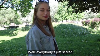 Casting Blowjob & Fuck with Big Titted Russian Hoe