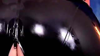 Sexy Fetish Model in Shiny Latex Catsuit Teasing You so! Curvy MILF - Erotic Beautiful