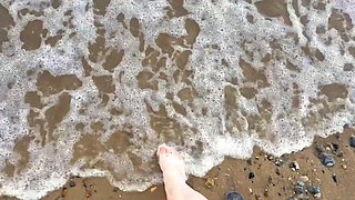 Barefoot Walking on the Beach Sfw