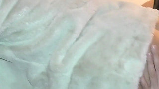 2 Naughty Blonde Sluts in Boots and Fur Coat!!