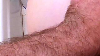 Helping stepson to get a sperm sample with my ass and pussy