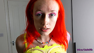 Spit Drenched Tease - Wet and Messy
