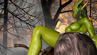 Monster Girl From the Deep Is Hunting in the Forest