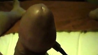 Intense Body Shaking Orgasm - Electro Black Bear Cums Hard!
