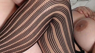 Curvy Latina MILF with Big Ass Fucking Nice White Cock