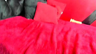 Beautiful Latina in Pantyhose Playing Again