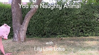 You Are Naughty Pig With Lilly Love Lotus
