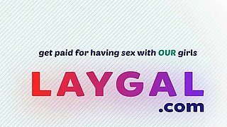 Solo brunette milf cums hard with her dildo