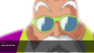 Super slutz tournament 2 - Roshi Fucking the fat ass of Dragon Ball Z villain Towa