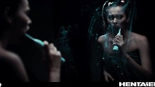 Covered in cum movie with incomparable hustler from Hentaied