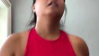Big boobs milf masturbates with her dildo