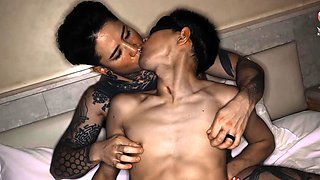 Blindfolded Asian Endures Rough Anal