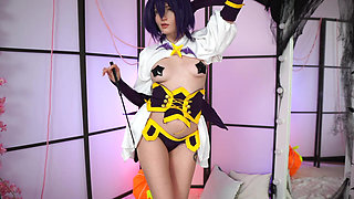 Pervent Utena Plays with Tits, Dildo and Squirt