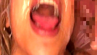 Cowgirl Addict Tsubasa. Wild Black Gal Covered in Endless White Release. - 2