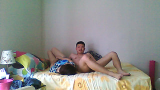 Submissive Teen Chinese Slut Sucks My Dick and Swallows My Cum