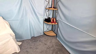 MRs Mature Feet wearing the sexiest tights and shoes ever