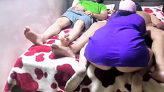 Arab Saudi Wife Laila Cuckold Threesome Blowjob Double Penetration Sex