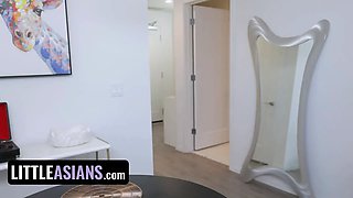 Small asian student has a plan of having porn with her suspended teacher and it works - little asians