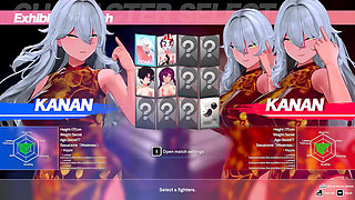 Lesbian Battle BDSM Hentai Game Ep.2 Lesbian Tomboy Defeated Had to Squirt Non Stop on a Bondage Device!