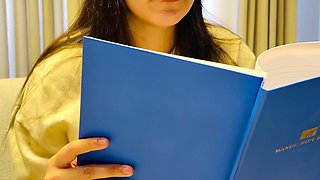 Busty chick educates horny stepbro about female anatomy