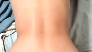 Hot blonde ass getting doggystyle in toilet