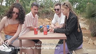 Blondes and Brunettes in First House of Love Swinger Reality