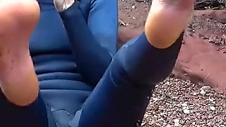 Salty Wetsuit Toe Sucking Slut