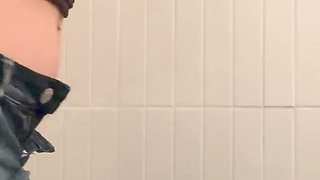 Peeing in Bathroom