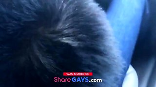 Twink Sucks Big Cock in a Car