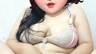 Beautiful woman with big teases solo masturbation