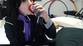 Webcam big booty brunette fucking machine toy hard