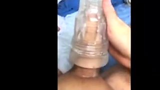 Femboy Robin Quinn's Fleshlight Fun