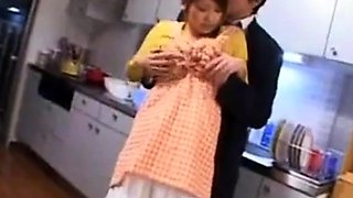 Asian Amateur with Big Tits and Nipples Sucks