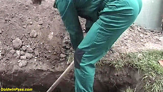 Redhead BBW mature first anal by toyboy