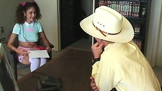 Young brunette teen amateur drilled hard and she enjoys it