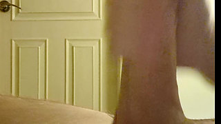 I Wank Outside My Step Sisters Bathroom to See if She Will Touch My Dick or Ask Me to Leave