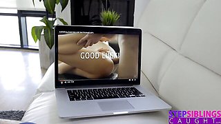 Small clip with engaging Kenzie Reeves from Step Siblings Caught