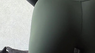 Fitness Influencer Try on Haul Went Naughty. Intense Masturbation Orgasm