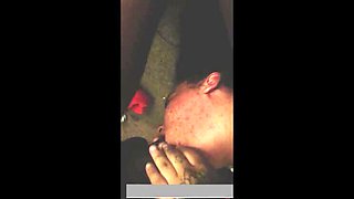 Green Eyed Bunny Gives Sloppy Blowjob and Deep Throat BBC - Amateur POV