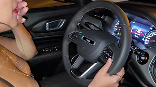 Powerful Sneeze Shots Behind the Wheel
