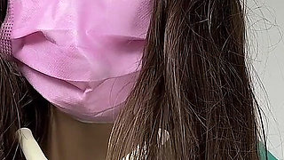 POV Professional Physical Exam in Green Scrubs